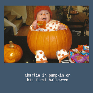 Charlie in Pumpkin
